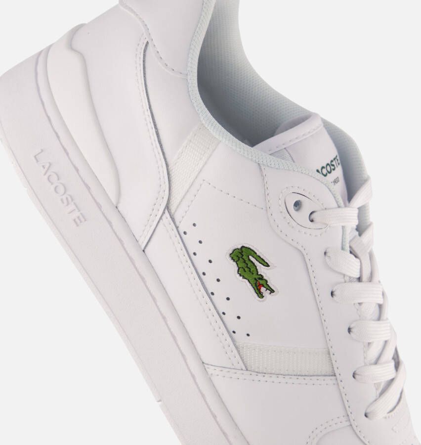 Lacoste T-Clip Sneakers wit Pu