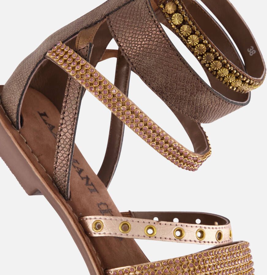 Lazamani Gladiator Sandalen bruin Synthetisch