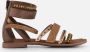 Lazamani Gladiator Sandalen bruin Synthetisch Dames - Thumbnail 6