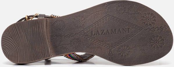 Lazamani Sandalen roze Leer