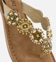 Lazamani Slippers beige Leer Dames - Thumbnail 7