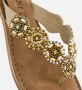 Lazamani Slippers beige Leer Dames - Thumbnail 6