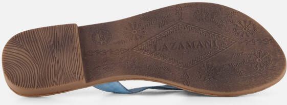 Lazamani Slippers blauw Synthetisch