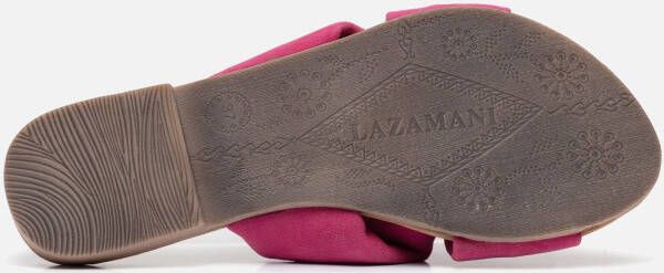 Lazamani Slippers roze Suede