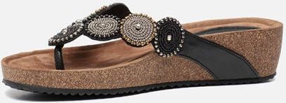 Lazamani 75.455 Teenslippers Dames Black