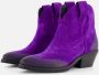 Lazamani Dames Enkellaarsjes 55.103 Purple - Thumbnail 2