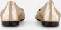 Linea zeta Ballerina's goud Leer - Thumbnail 3