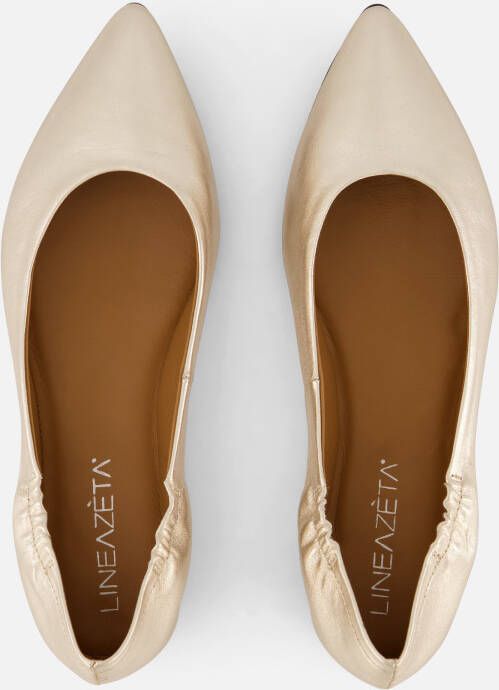 Linea Zeta Ballerina's goud Leer