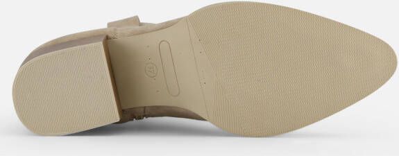 Linea Zeta Enkellaarsjes beige Suede