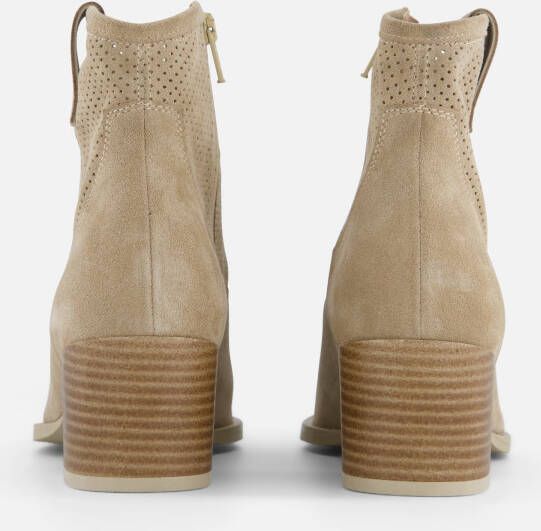 Linea Zeta Enkellaarsjes beige Suede