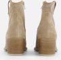Linea zeta Enkellaarsjes beige Suede - Thumbnail 6