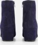 Linea zeta Enkellaarsjes blauw Suede - Thumbnail 3