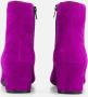 Linea zeta Enkellaarsjes paars Suede - Thumbnail 3