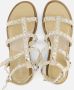 Linea zeta Sandalen beige Suede - Thumbnail 4