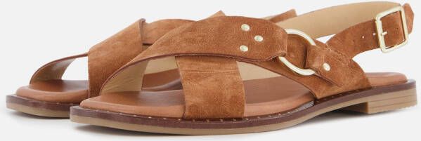 Linea Zeta Sandalen cognac Suede