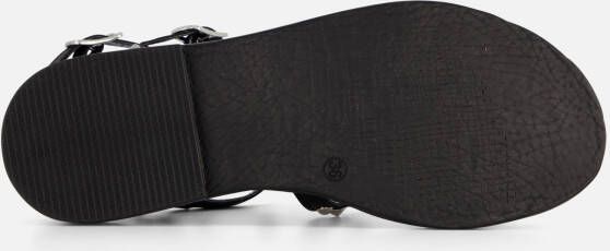 Linea Zeta Sandalen zwart Leer