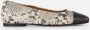 Linea zeta Snake Ballerina's zwart Leer - Thumbnail 7