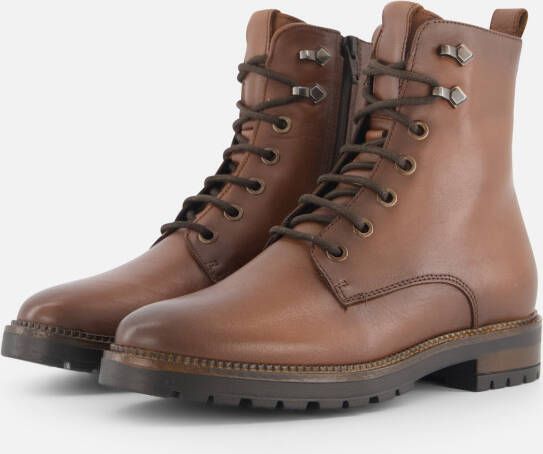 Linea Zeta Veterboots cognac Leer