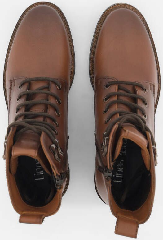 Linea Zeta Veterboots cognac Leer