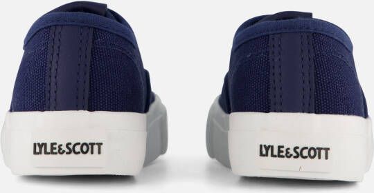 Lyle & Scott Wick Sneakers blauw Canvas