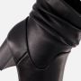 Marco Tozzi Laarsjes ANGIO blokhak business schoen met plooien in slouchy look - Thumbnail 5