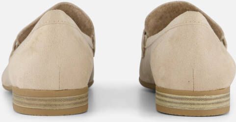 marco tozzi Instappers beige Textiel