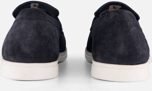 marco tozzi Instappers blauw Suede