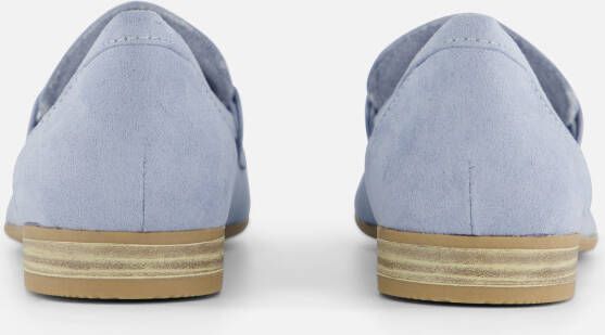 marco tozzi Instappers blauw Textiel