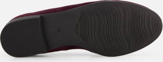 marco tozzi Instappers rood Suede