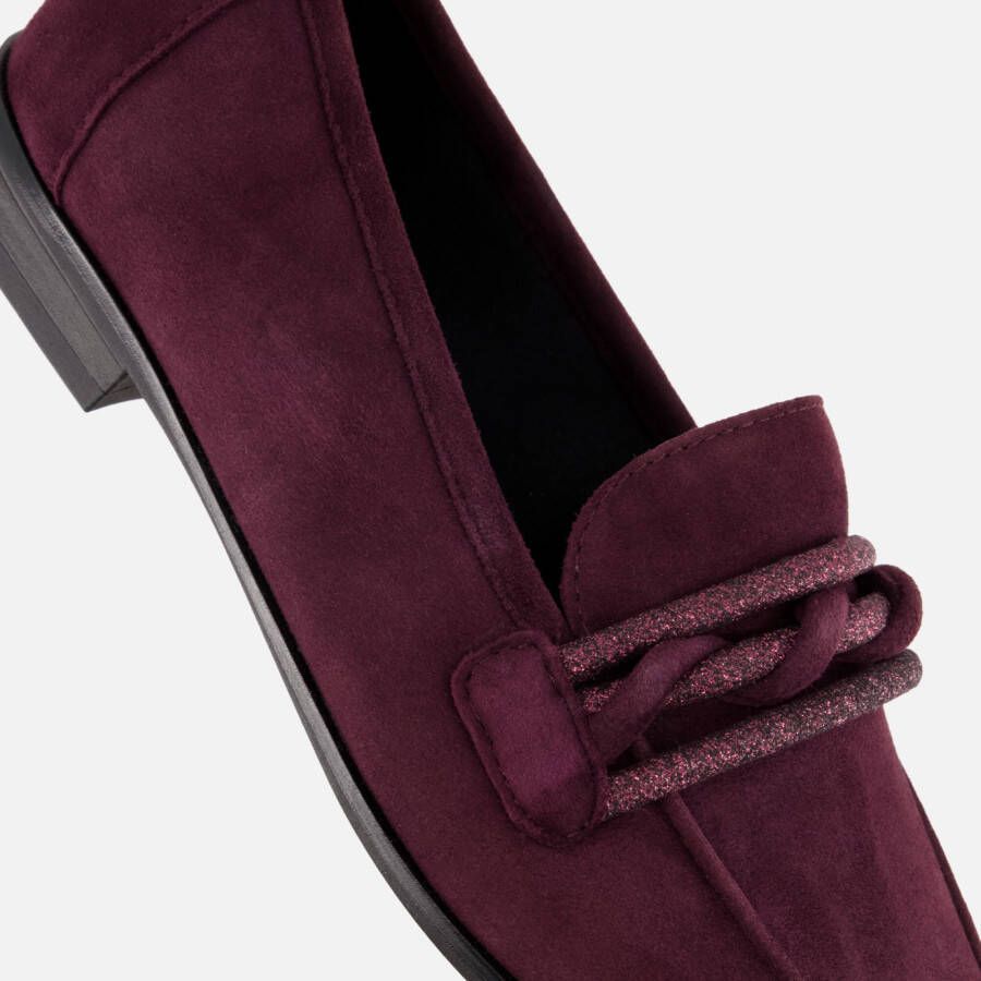 marco tozzi Instappers rood Suede