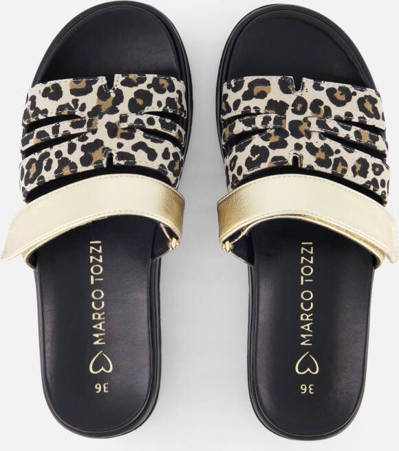 marco tozzi Leopard Sandalen bruin Synthetisch