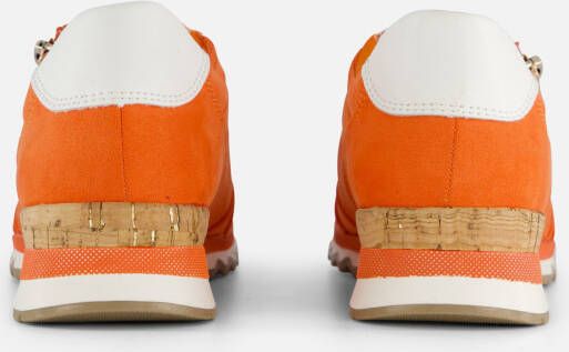 marco tozzi Perfo Sneakers oranje Textiel