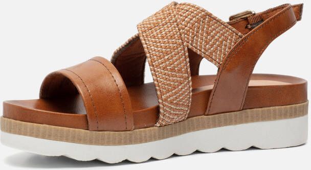 marco tozzi Premio sandalen cognac