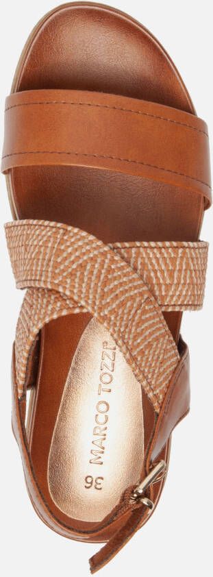 marco tozzi Premio sandalen cognac