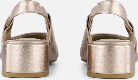 marco tozzi Slingback Pumps goud Synthetisch