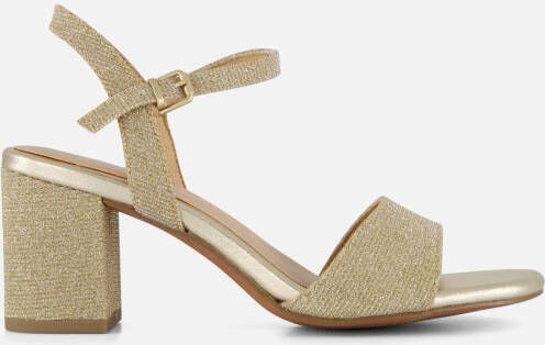 marco tozzi Sandalen beige Textiel