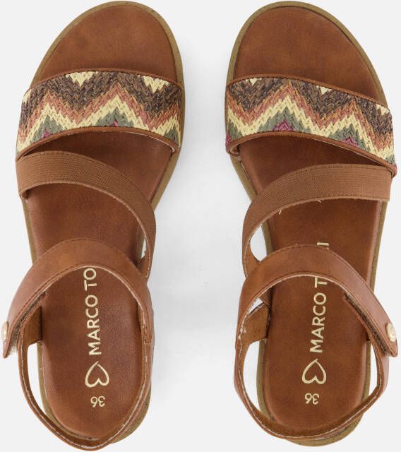 marco tozzi Sandalen cognac Synthetisch
