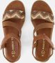 Marco Tozzi MT Soft Lining Dames Slippers en Sandalen COGNAC COMB - Thumbnail 5