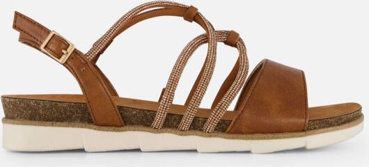 marco tozzi Sandalen cognac Synthetisch