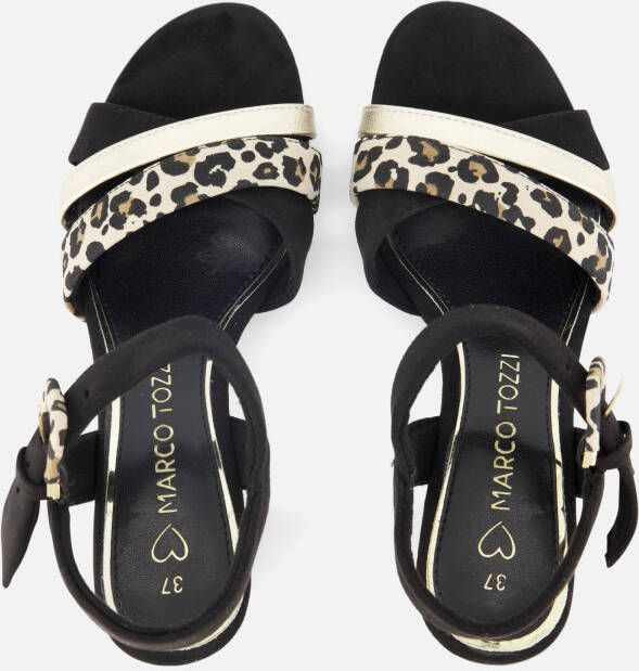 marco tozzi Sandalen met hak zwart Synthetisch