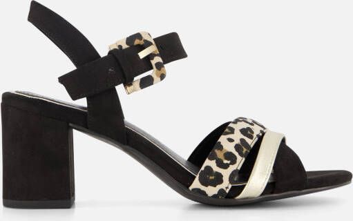 marco tozzi Sandalen met hak zwart Synthetisch