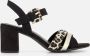 Marco Tozzi Sandalen met hak zwart Synthetisch Dames - Thumbnail 7