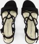 Marco Tozzi Sandalen zwart Textiel Dames - Thumbnail 4