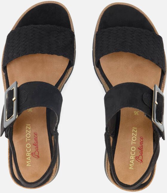 marco tozzi Sandalen zwart Synthetisch