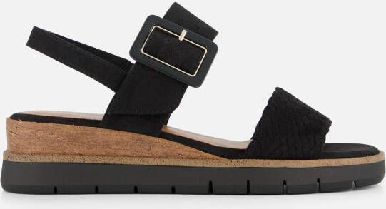 marco tozzi Sandalen zwart Synthetisch