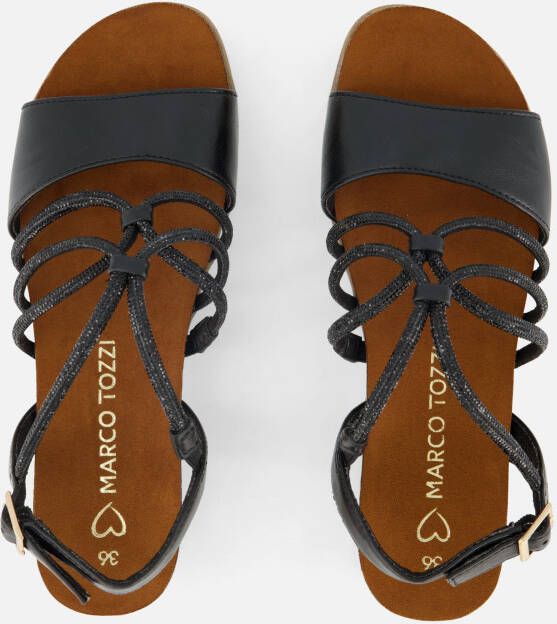 marco tozzi Sandalen zwart Synthetisch