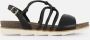 Marco Tozzi MT Soft Lining Dames Slippers en Sandalen BLACK COMB - Thumbnail 7