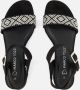 Marco Tozzi Sandalen zwart Textiel Dames - Thumbnail 4