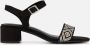 Marco Tozzi Sandalen zwart Textiel Dames - Thumbnail 7
