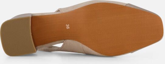 marco tozzi Slingbacks beige Textiel
